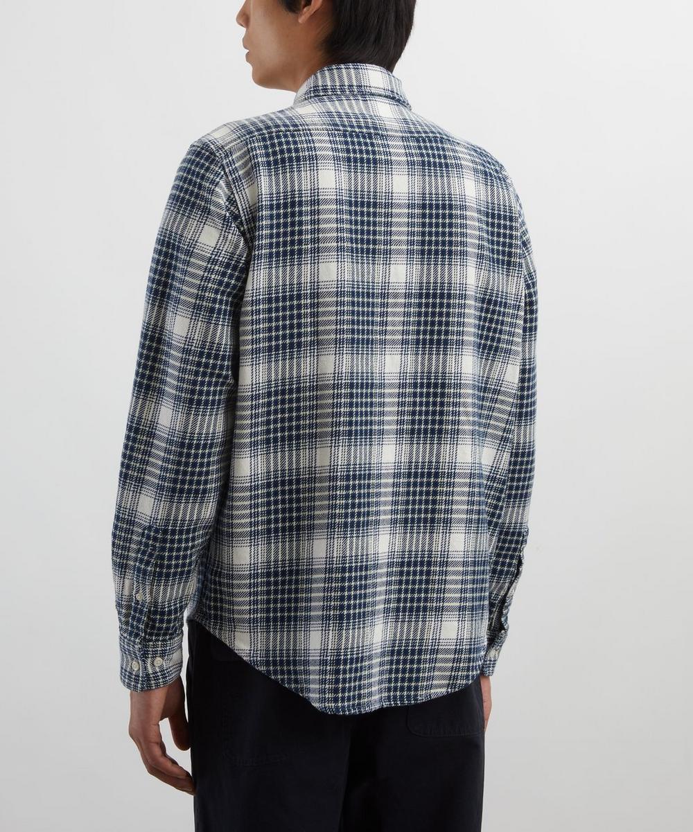 Liberty London Adsum Beige Check Classic Plaid Workshirt