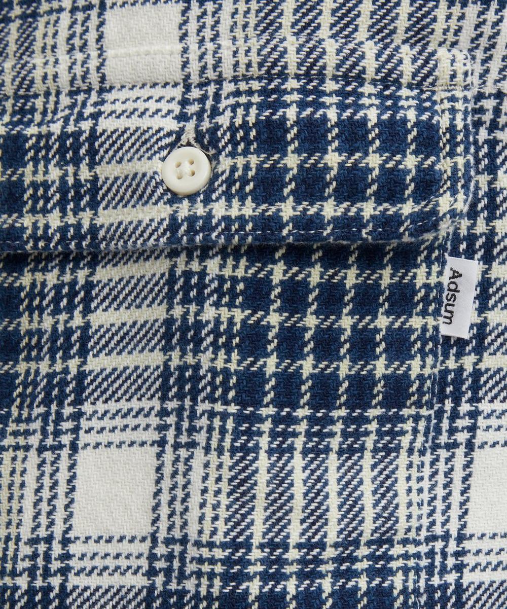 Liberty London Adsum Beige Check Classic Plaid Workshirt