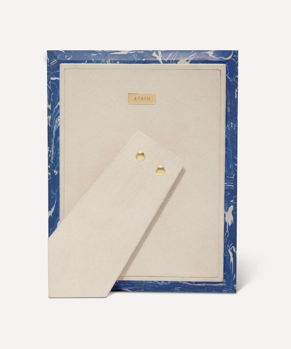 liberty london AERIN Cassiel Mosaic 5x7” Lapis Photograph Frame