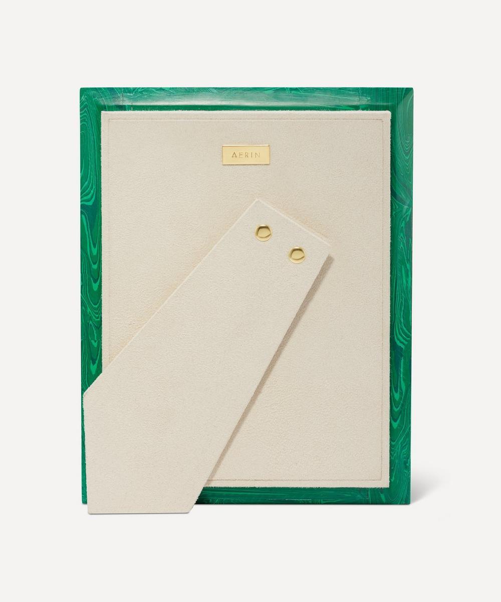 liberty london AERIN Cassiel Mosaic 5x7” Malachite Photograph Frame