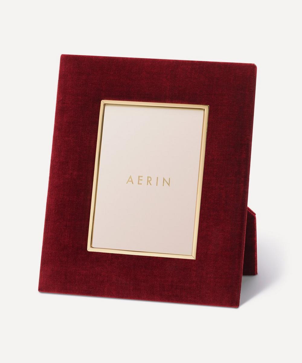 liberty london AERIN Valentina Velvet 4x6” Photograph Frame