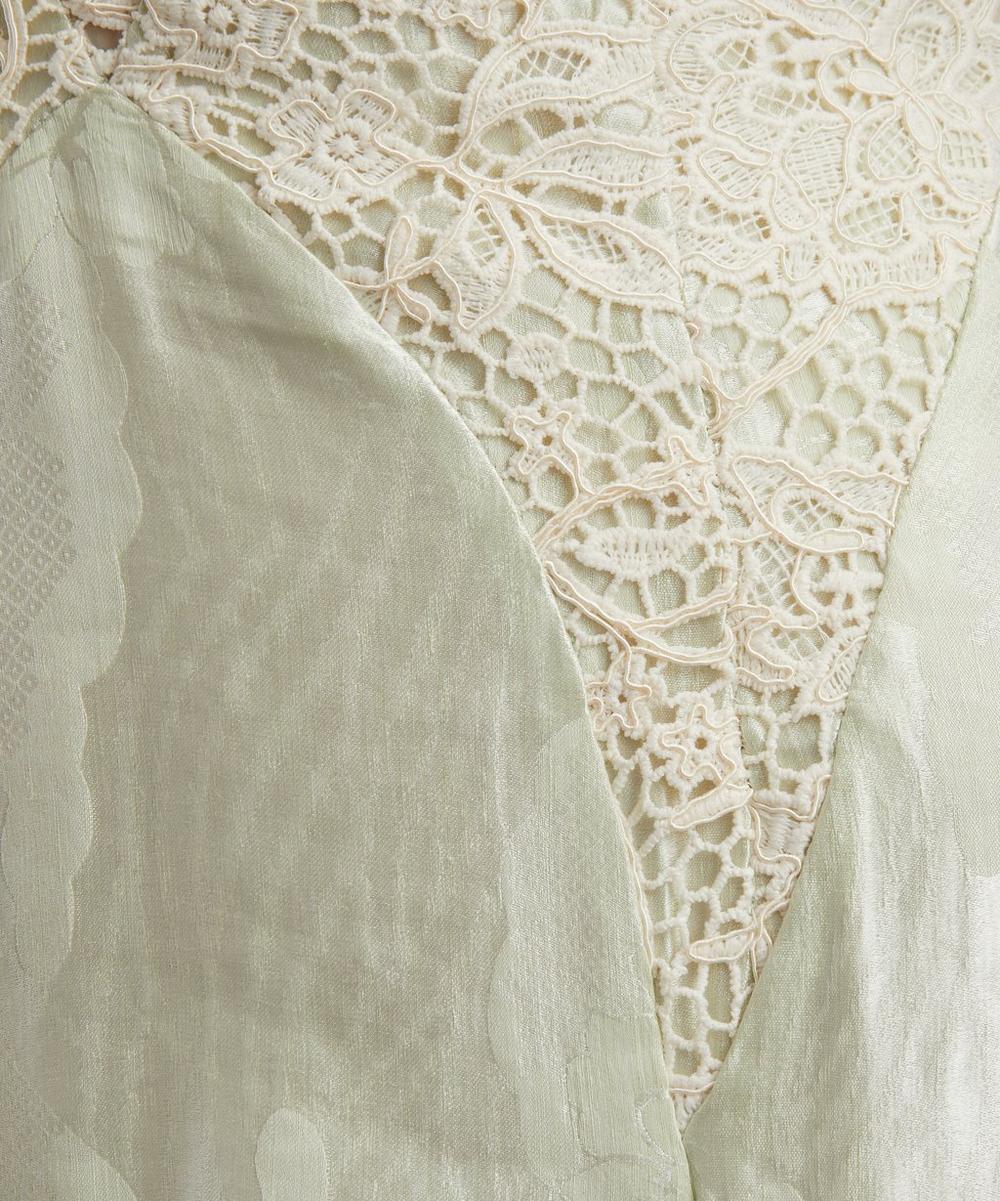 Liberty London ALÉMAIS Apollonia Pistachio Slip Dress