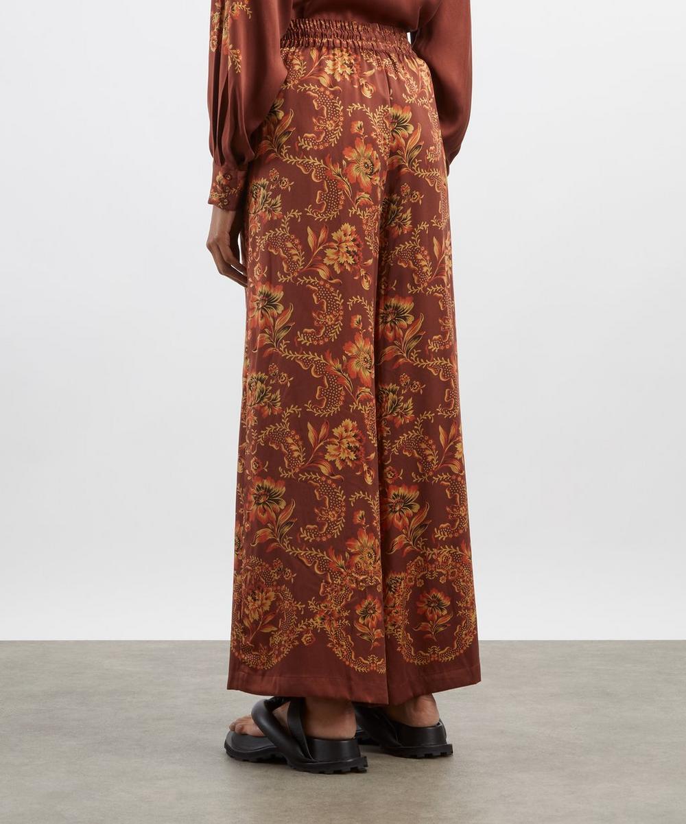 Liberty London ALÉMAIS Seraphina Silk Jogger Trousers