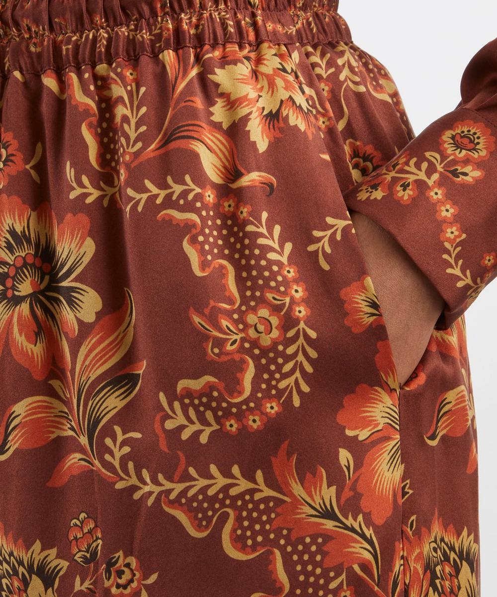 Liberty London ALÉMAIS Seraphina Silk Jogger Trousers