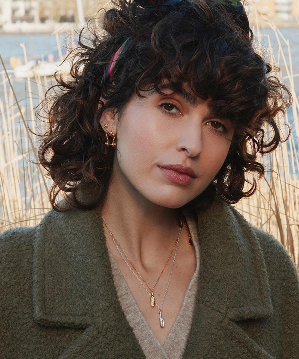 liberty london Alex Monroe 22ct Gold-Plated 'Not To Be Taken' Poison Bottle Necklace