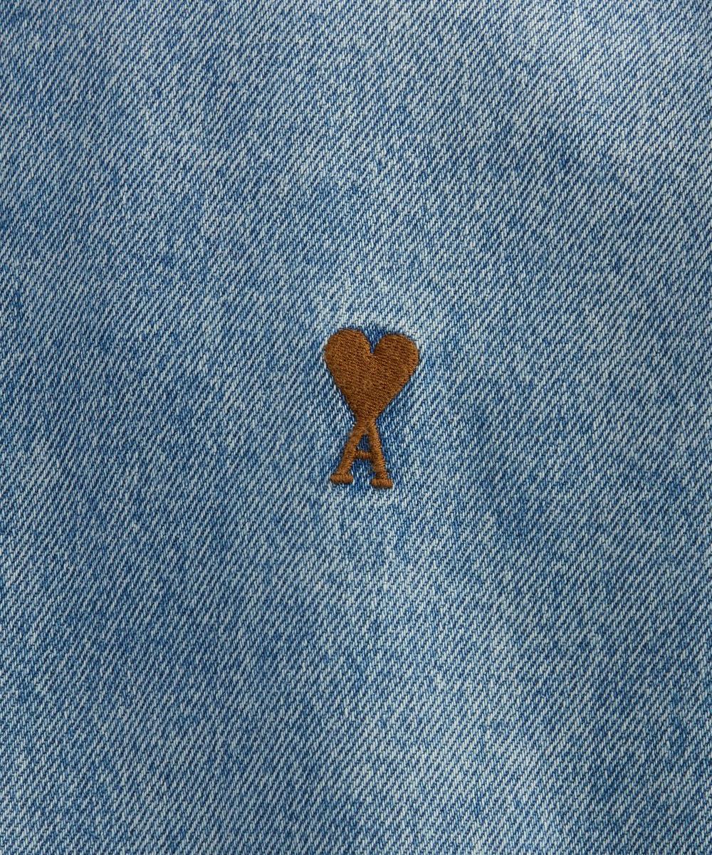 Liberty London Ami Blue Cotton Ami De Coeur Denim Shirt
