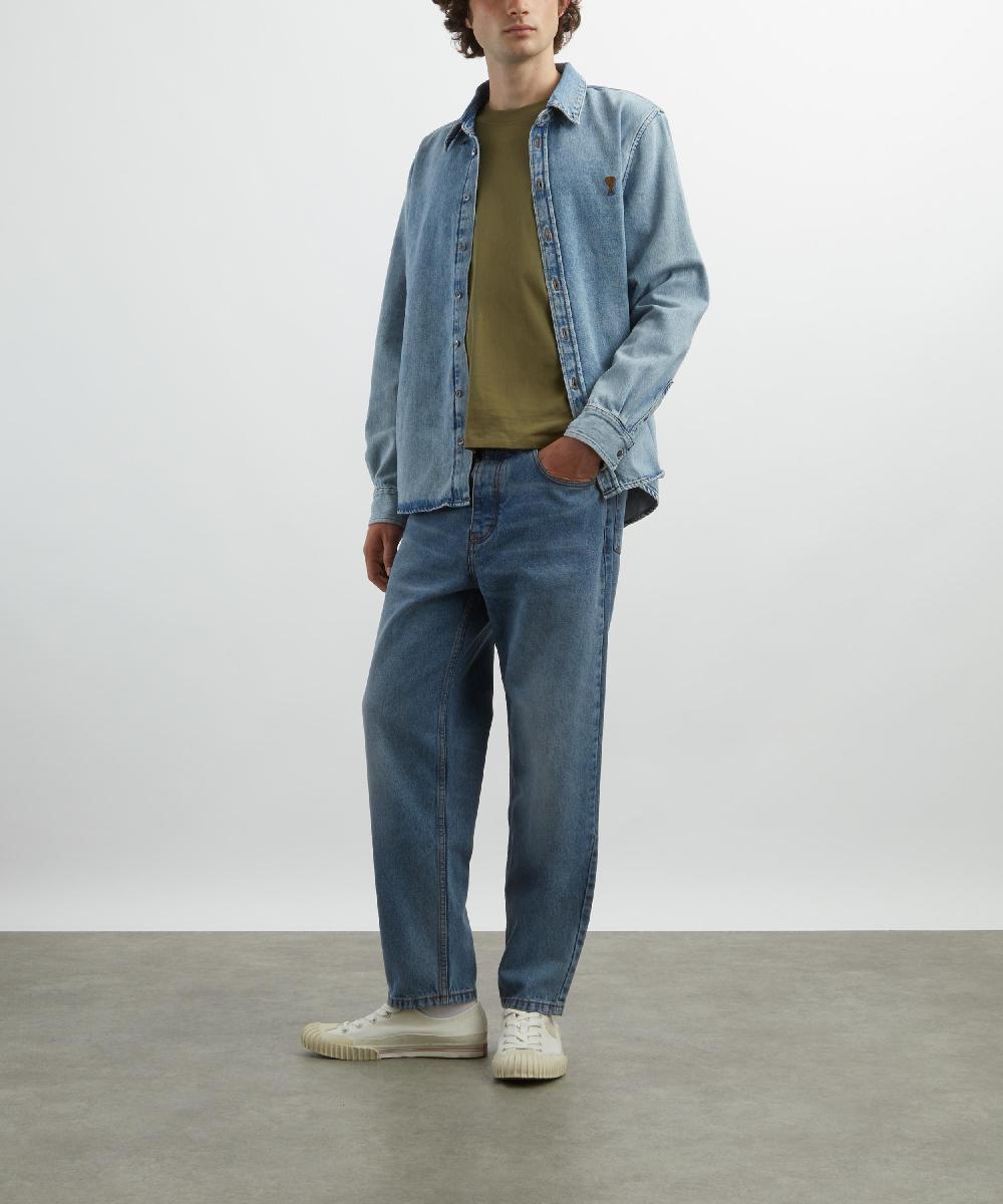 liberty london Ami Cotton Contrast Ami de Coeur T-Shirt