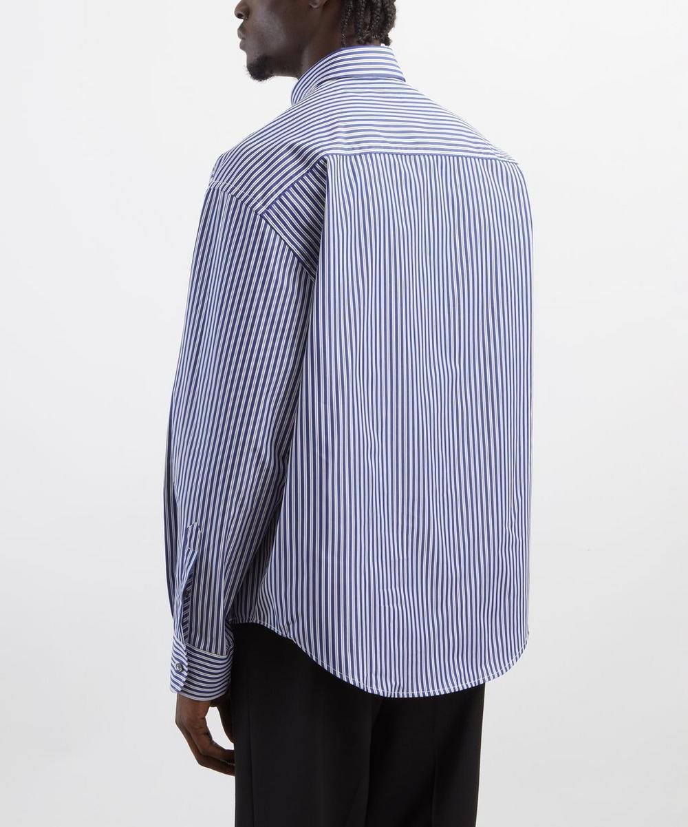 Liberty London Ami Cotton Embossed Stripe ADC Boxy Shirt