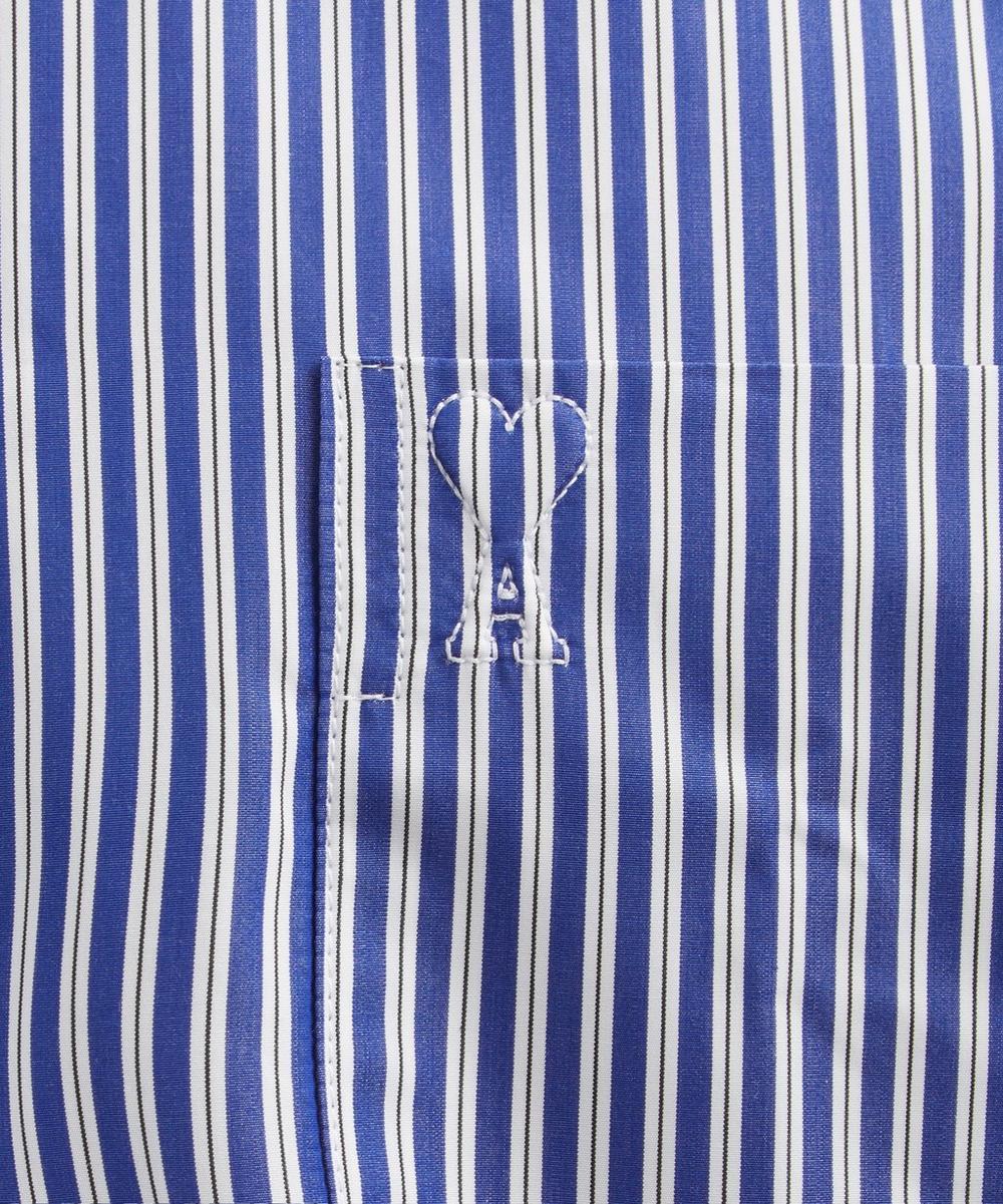 Liberty London Ami Cotton Embossed Stripe ADC Boxy Shirt