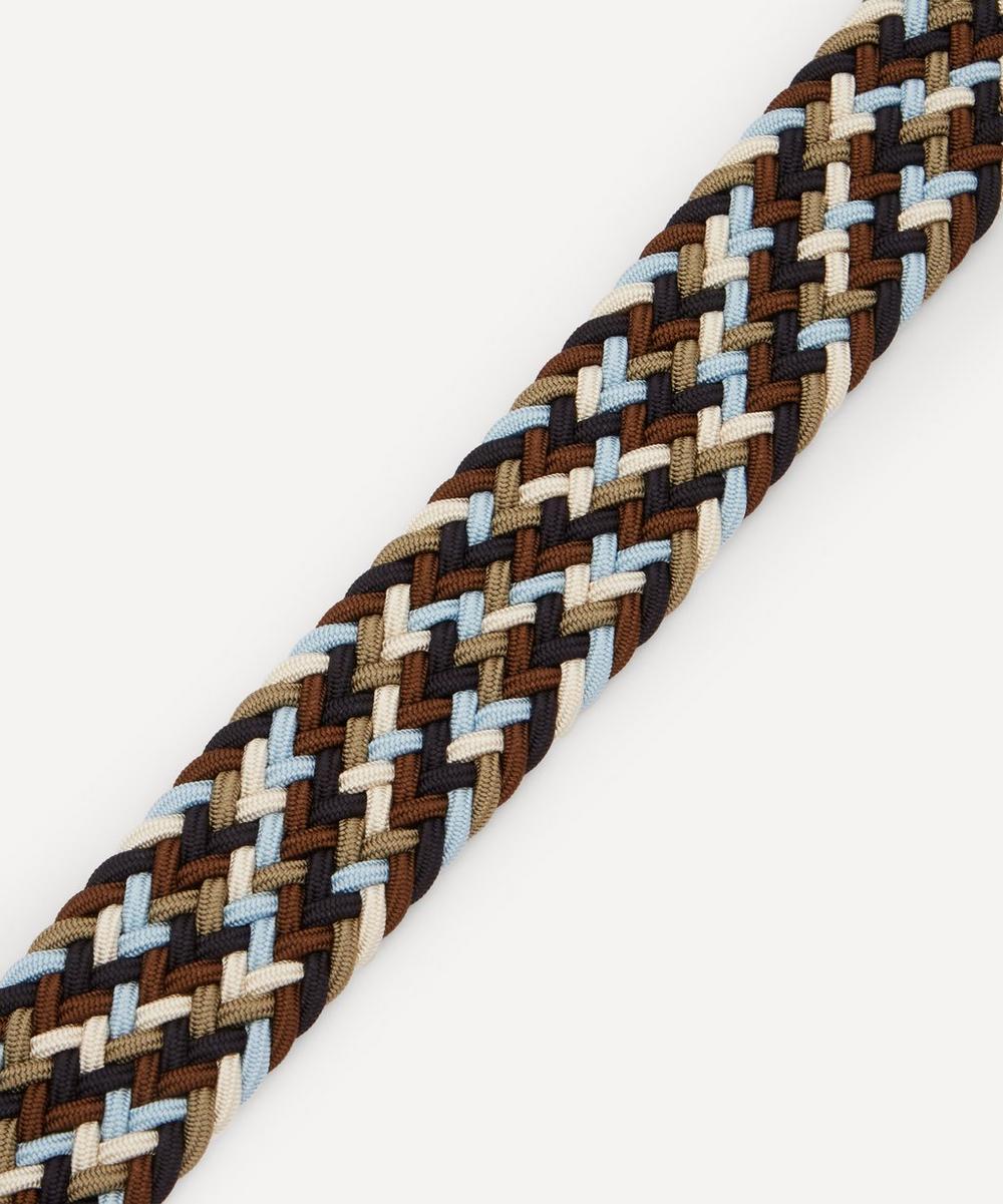 Liberty London Anderson's Woven Elasticated Multicoloured Blue Belt