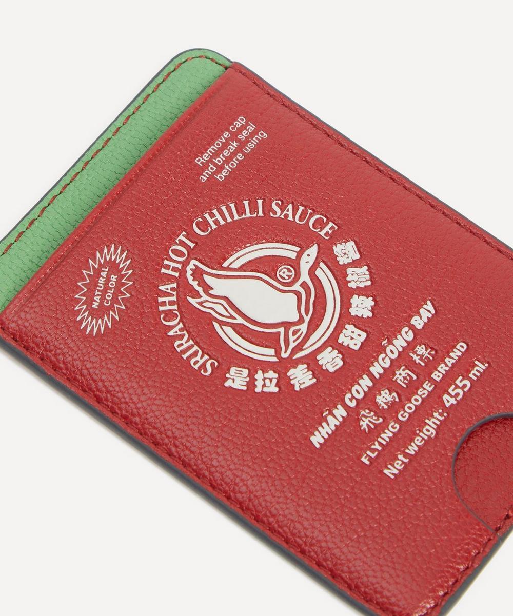 Liberty London Anya Hindmarch Anya Brands Flying Goose Sriracha Magnetic Card Case