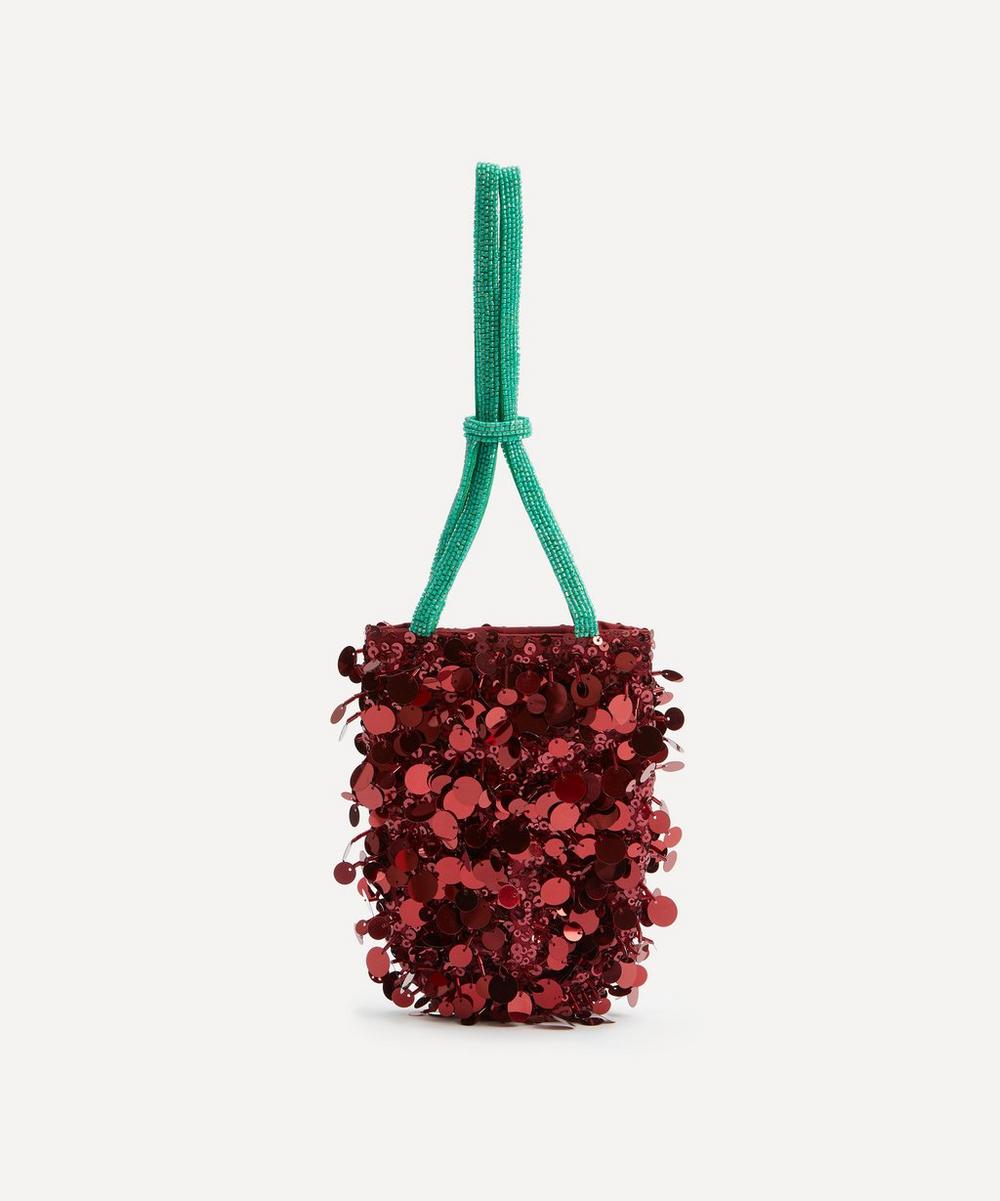 Liberty London Anya Hindmarch Anya Brands Flying Goose Sriracha Mini Bucket Bag