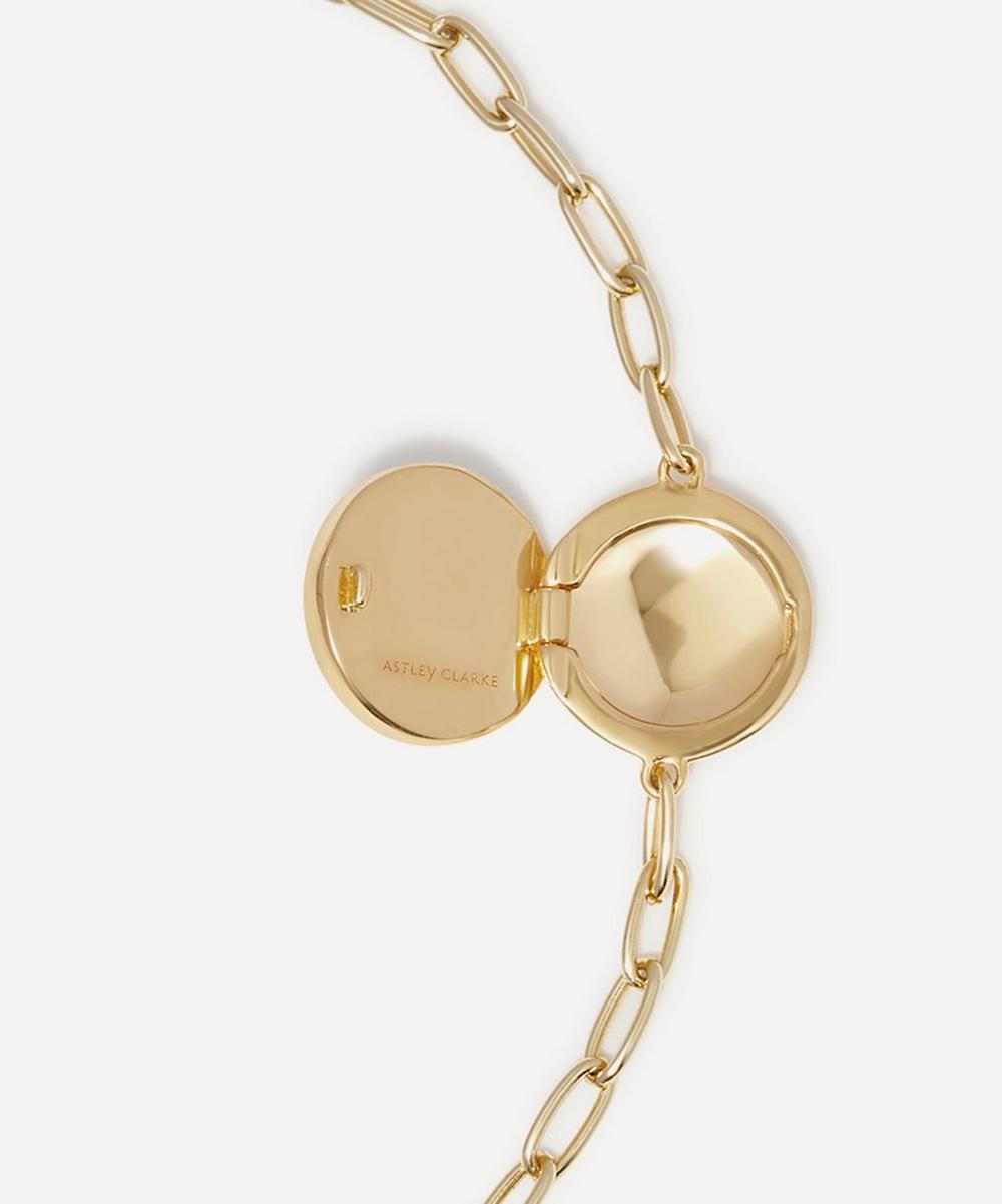 Liberty London Astley Clarke 18ct Gold-Plated Vermeil Silver Luna Crescent Locket Bracelet