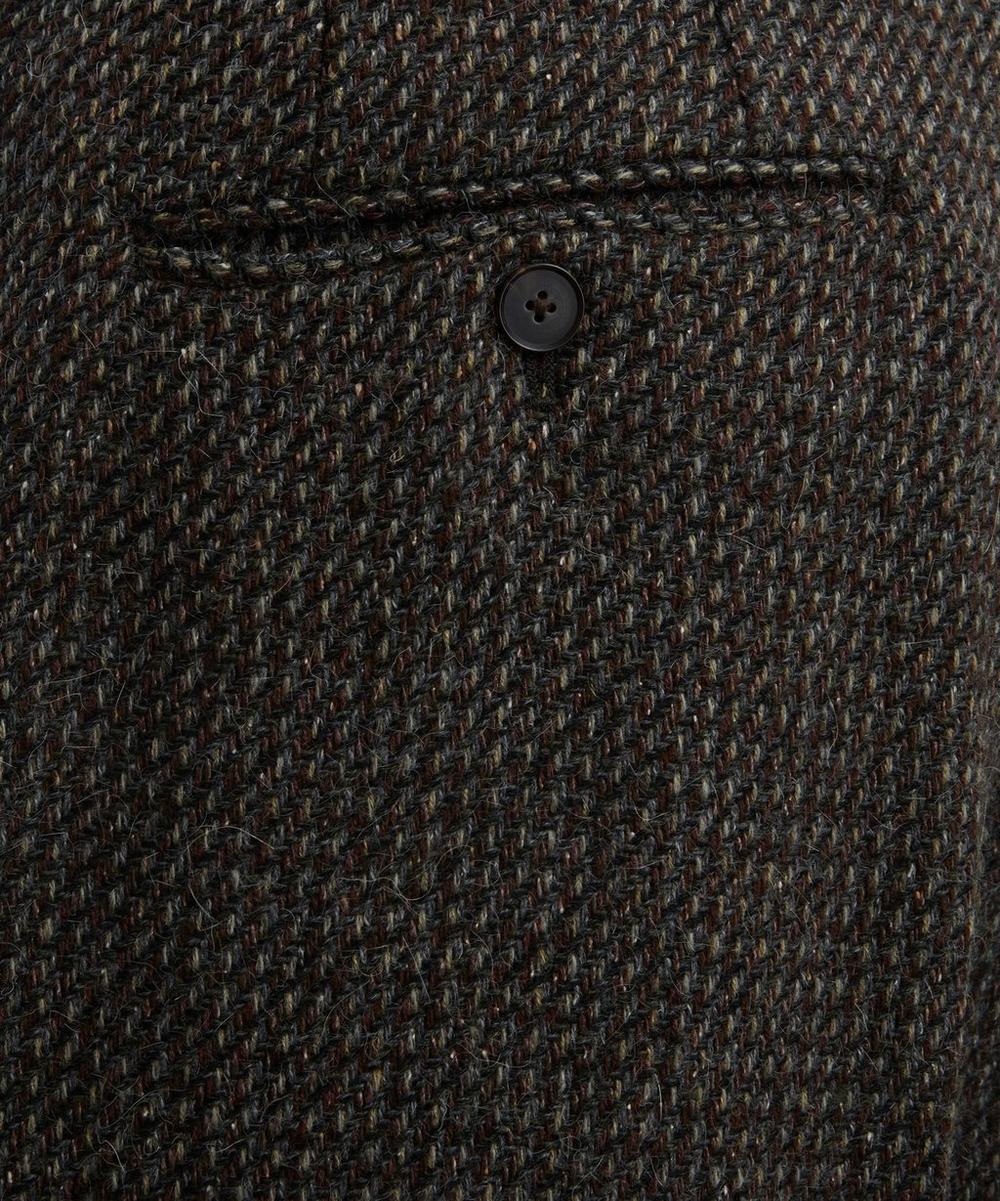 Liberty London Auralee Alpaca-Wool-Silk Tweed Trousers