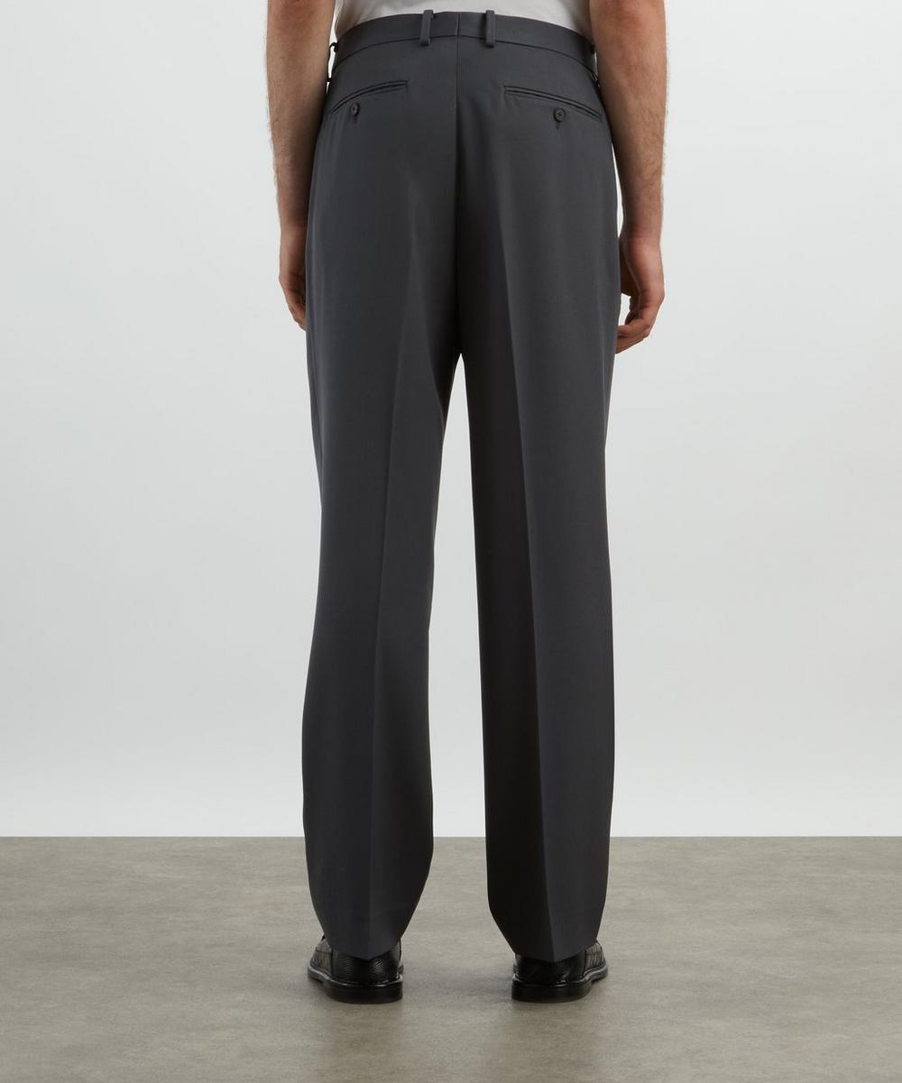 Liberty London Auralee Light Wool Max Gabardine Two-Tucks Slack Trousers