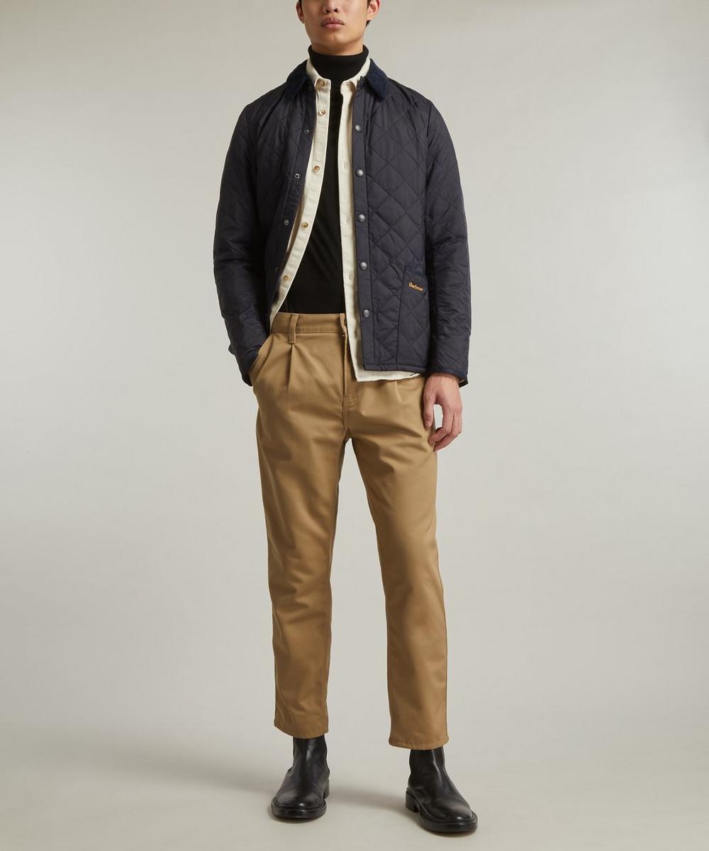 liberty london Barbour Heritage Liddesdale Navy Quilted Jacket