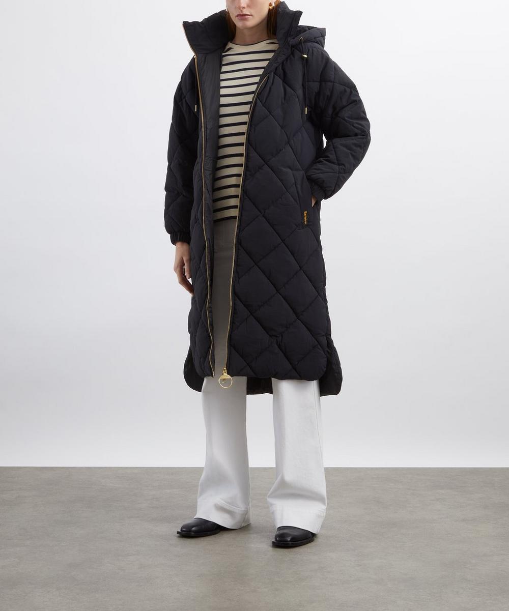 liberty london Barbour Kirkton Longline Puffer Jacket