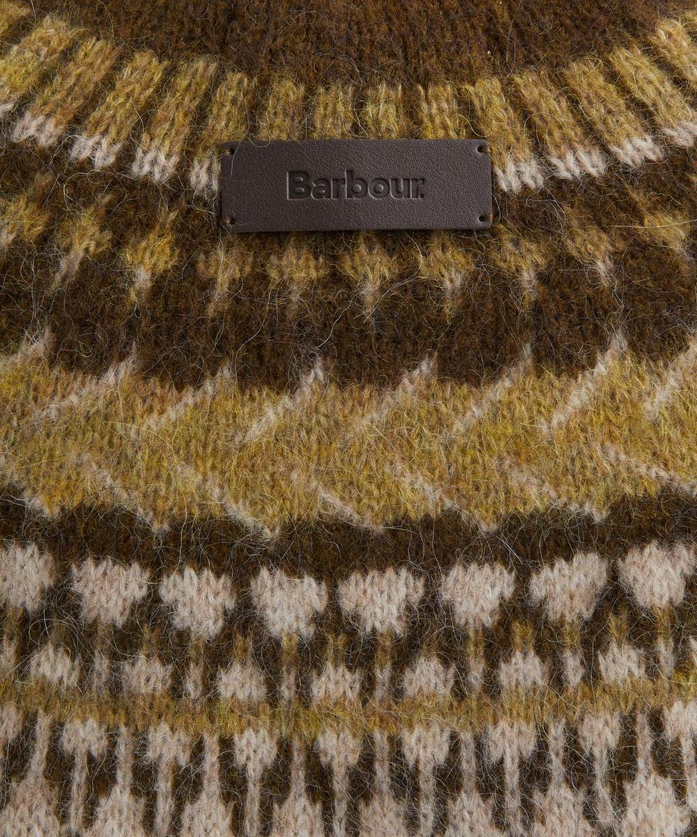 Liberty London Barbour Lorrie Fair Isle Roll-Neck Jumper