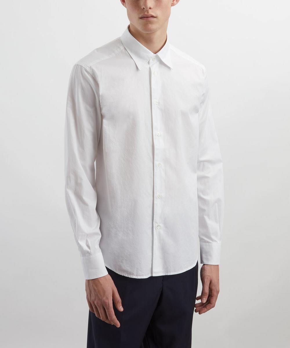 Liberty London Barena Maridola Crinkle Poplin Cotton Shirt