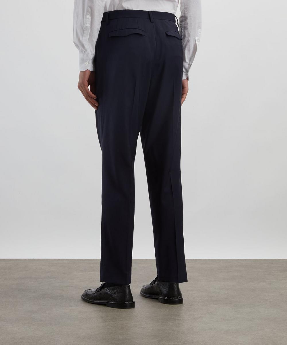 Liberty London Barena Masco Single-Pleat Tropical Wool Trousers