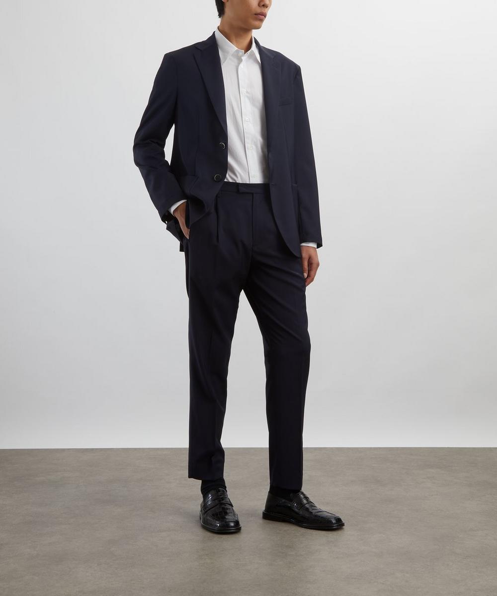 liberty london Barena Masco Single-Pleat Tropical Wool Trousers