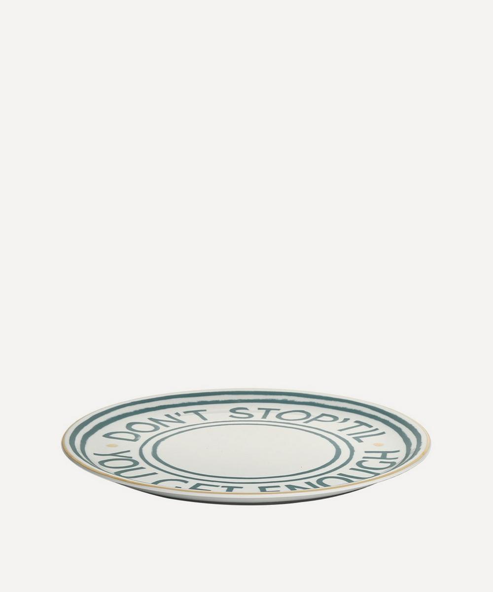 liberty london Bitossi Don’t Stop ‘Til You Get Enough Pizza Plate