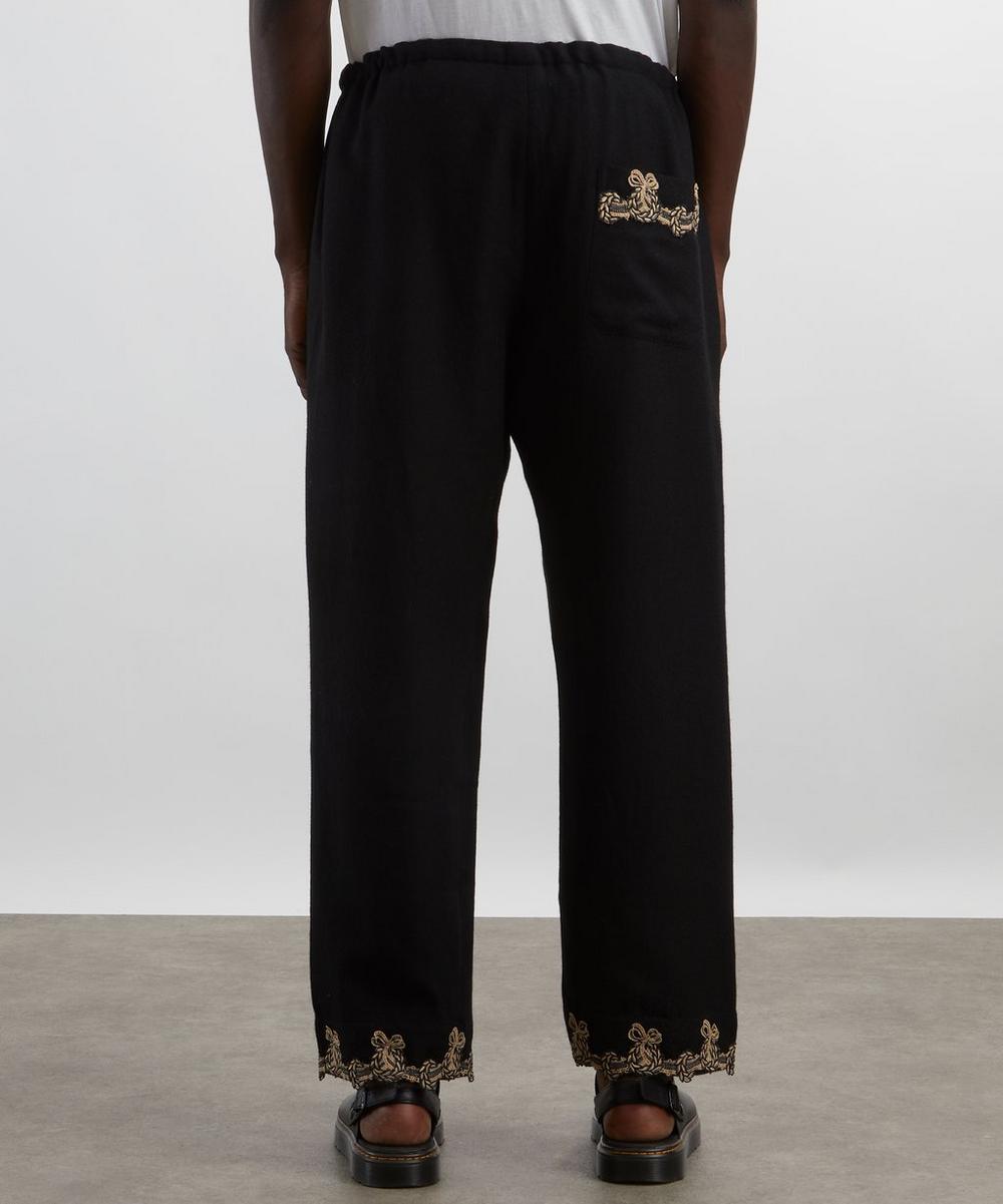 Liberty London Bode Black Laurelist Pyjama Trousers