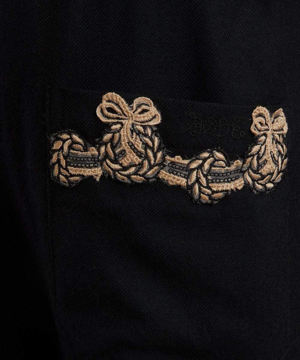 Liberty London Bode Black Laurelist Pyjama Trousers