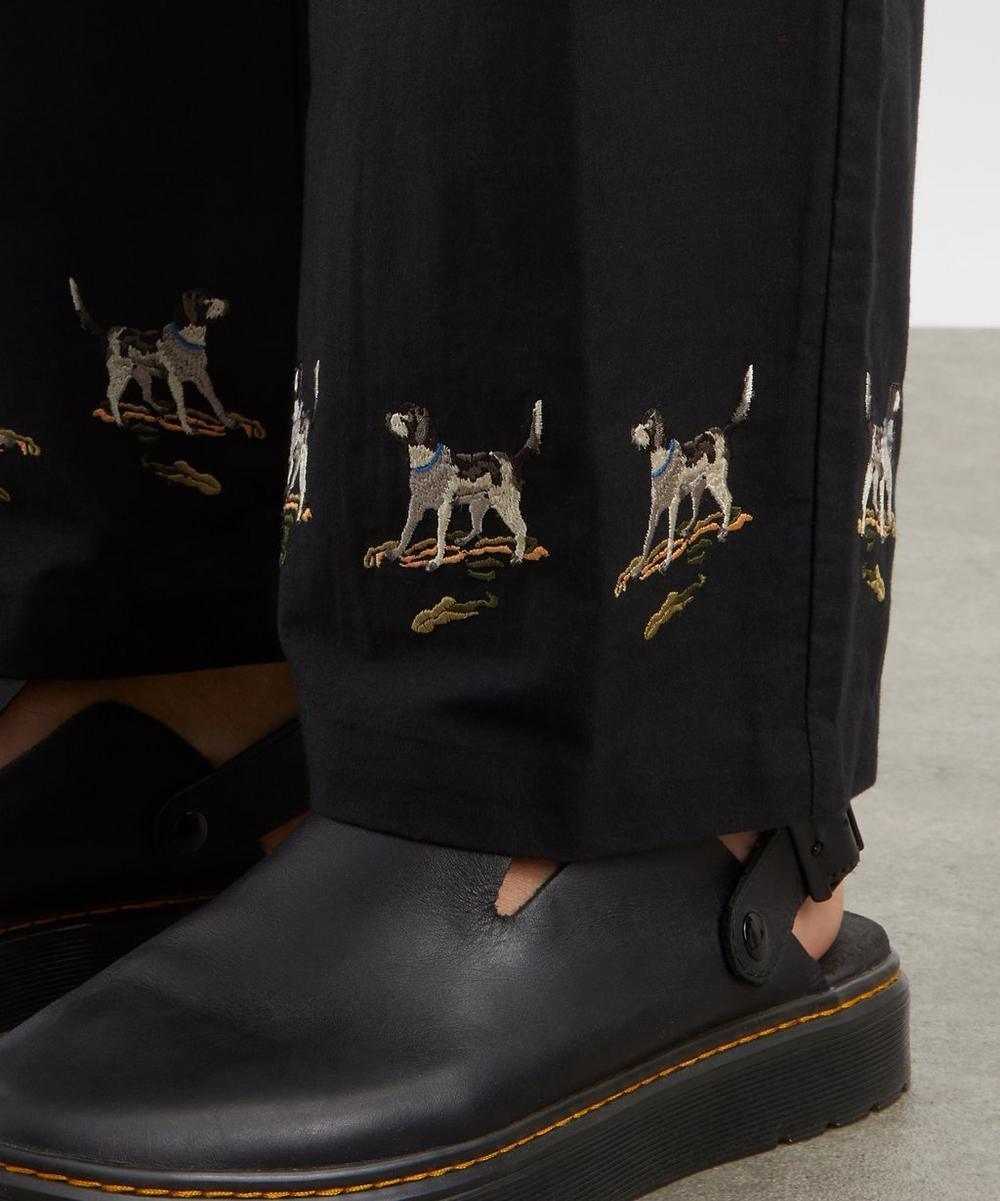 Liberty London Bode Pointer Side-Panel Chino Trousers