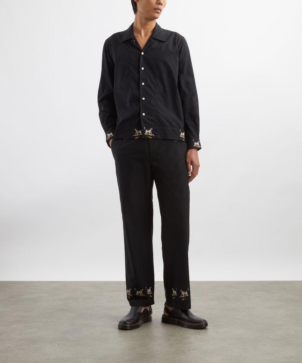 liberty london Bode Pointer Side-Panel Chino Trousers