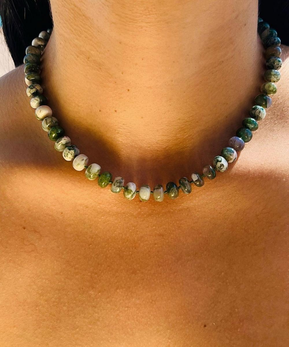 liberty london Bon Bon Jewellery Club 14ct Gold-Plated Vermeil Brass Mother Earth Bead Necklace