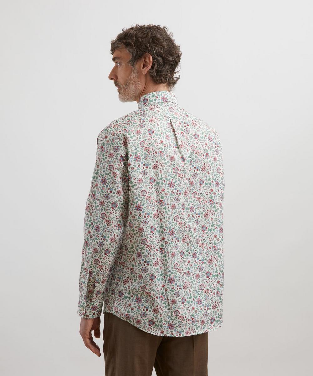 Liberty London Button-Down Regular Fit Cotton Shirt In Gracey Bell