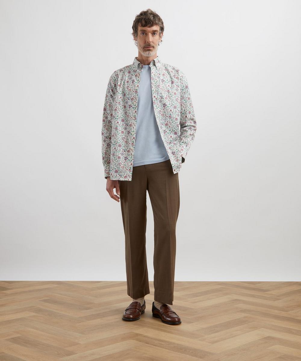 liberty london Button-Down Regular Fit Cotton Shirt in Gracey Bell