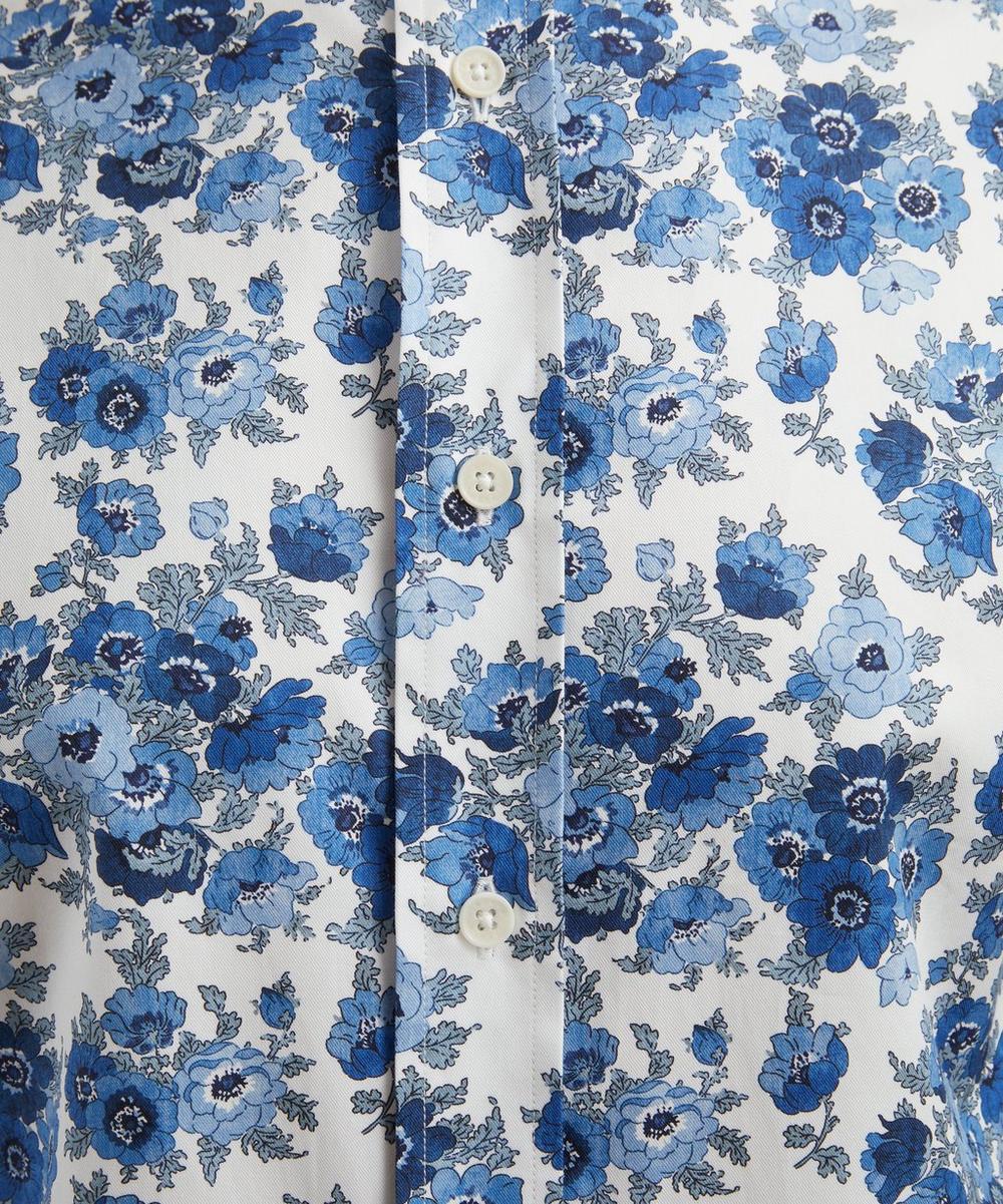 Liberty London Button-Down Regular Fit Cotton Shirt In Madeleine Anemone