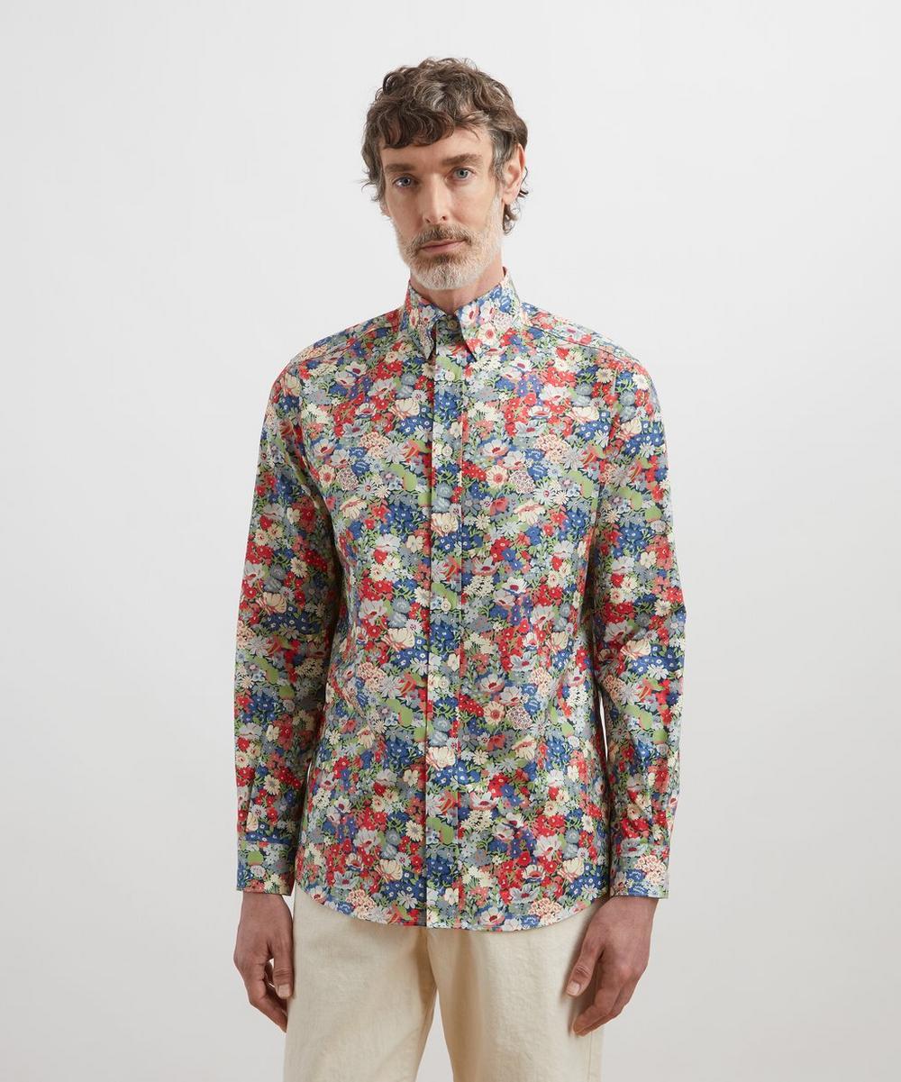 Liberty London Button-Down Regular Fit Cotton Shirt In Thorpe Fields
