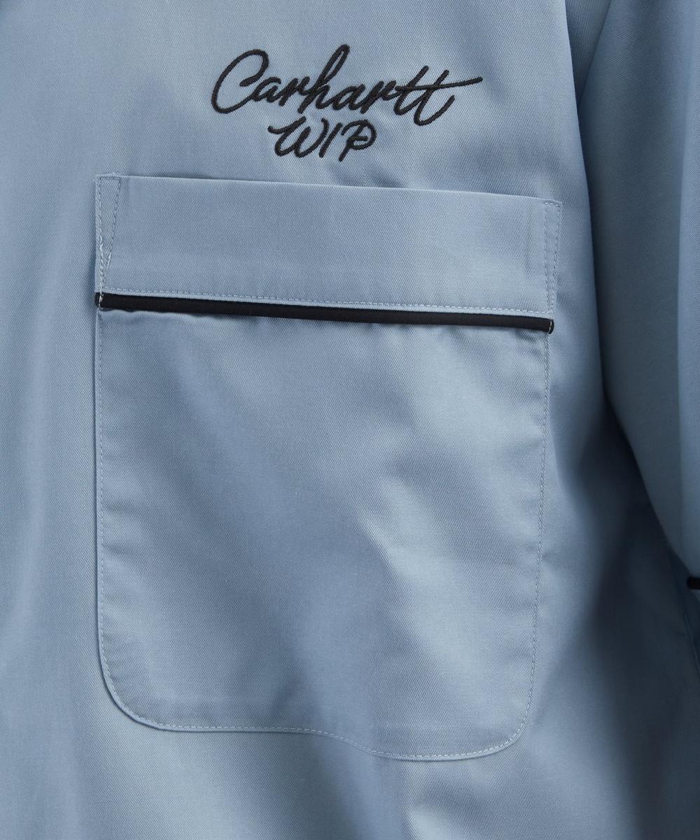 Liberty London Carhartt WIP Blue Bowl Short-Sleeve Shirt