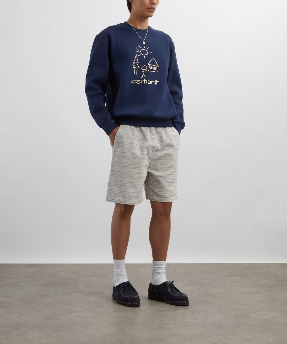 liberty london Carhartt WIP Gellar Jacquard Stripe Shorts