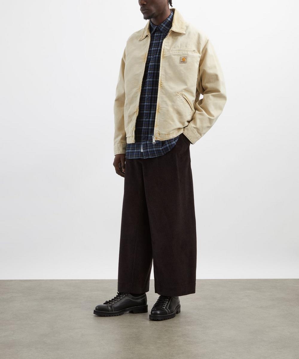 liberty london Carhartt WIP Long Sleeved Widmark Checked Shirt