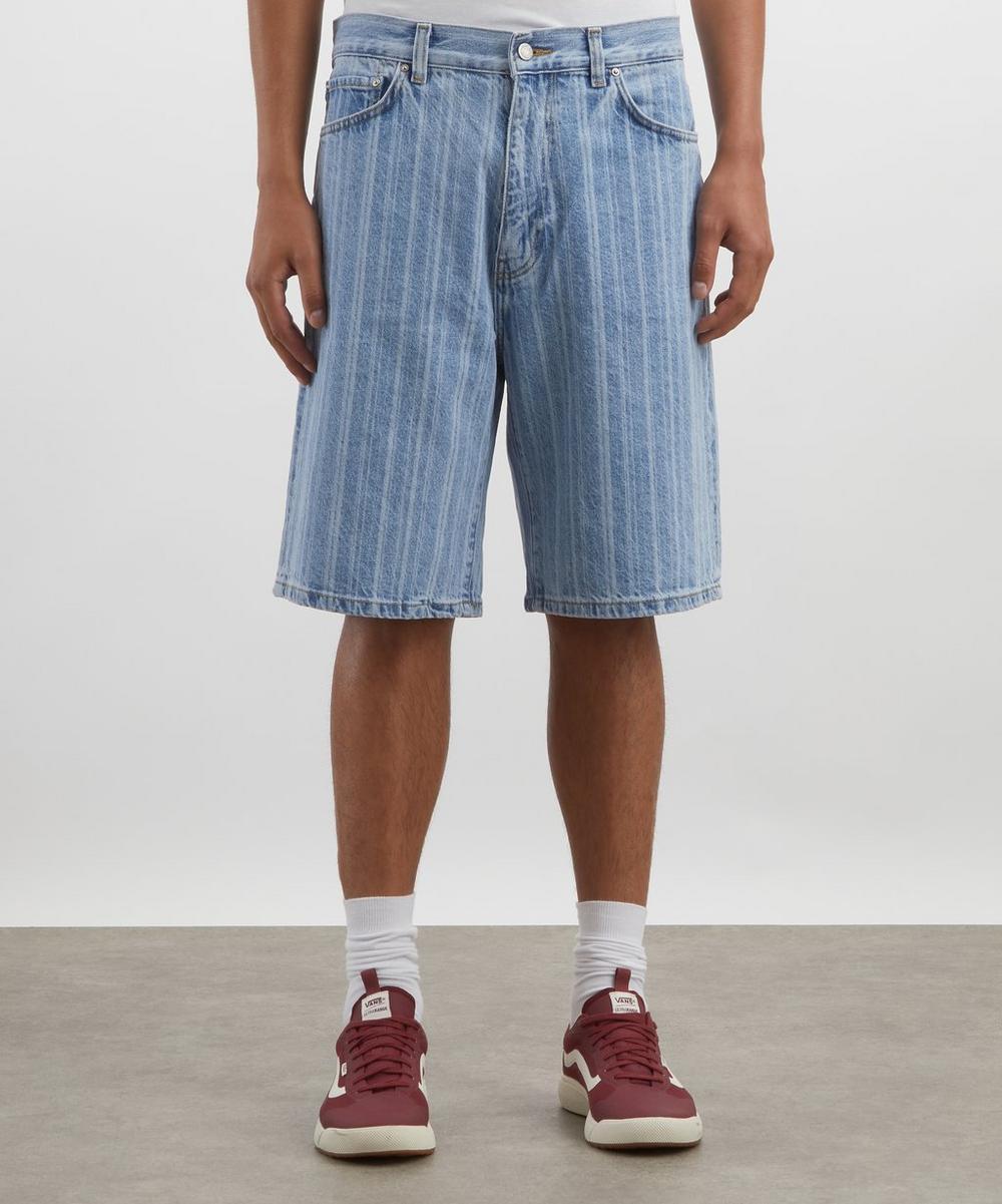 Liberty London Carhartt WIP Rylan Striped Denim Shorts