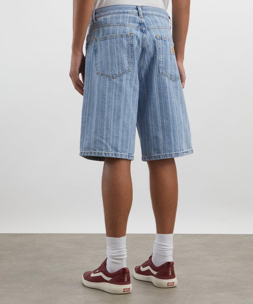Liberty London Carhartt WIP Rylan Striped Denim Shorts