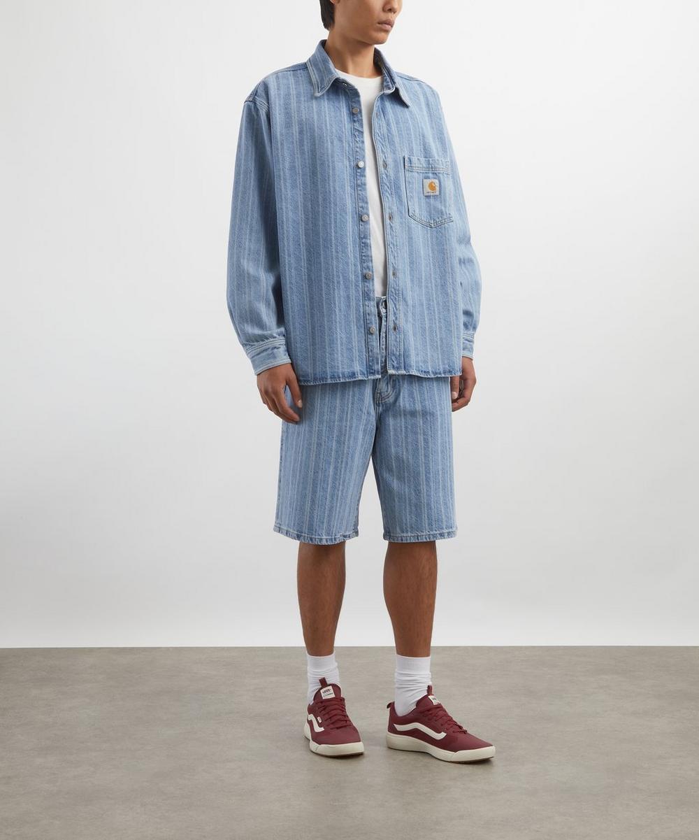 liberty london Carhartt WIP Rylan Striped Shirt Jacket