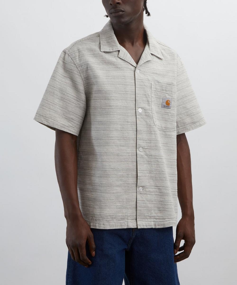 Liberty London Carhartt WIP Short-Sleeve Jacquard Stripe Gellar Shirt