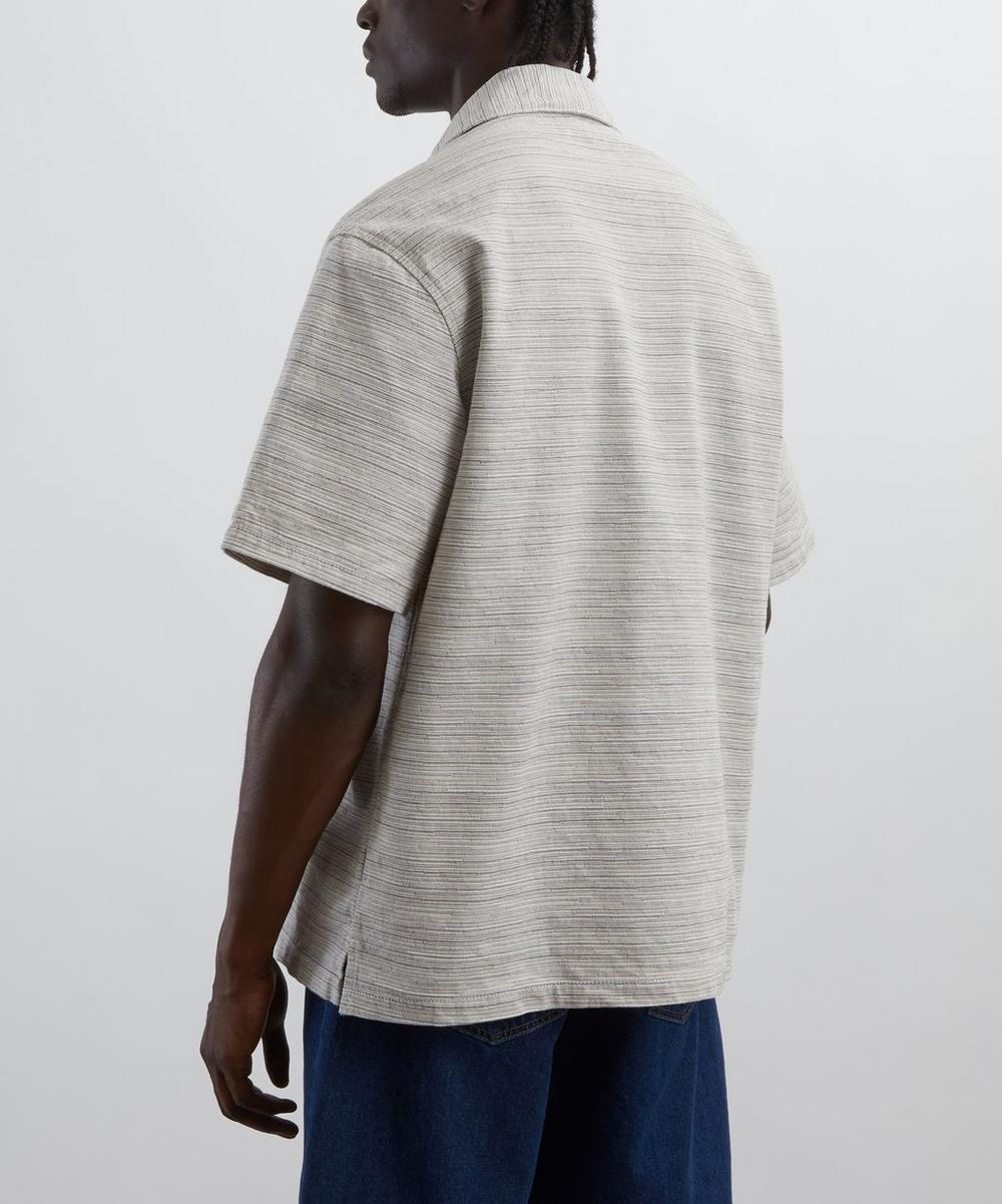 Liberty London Carhartt WIP Short-Sleeve Jacquard Stripe Gellar Shirt