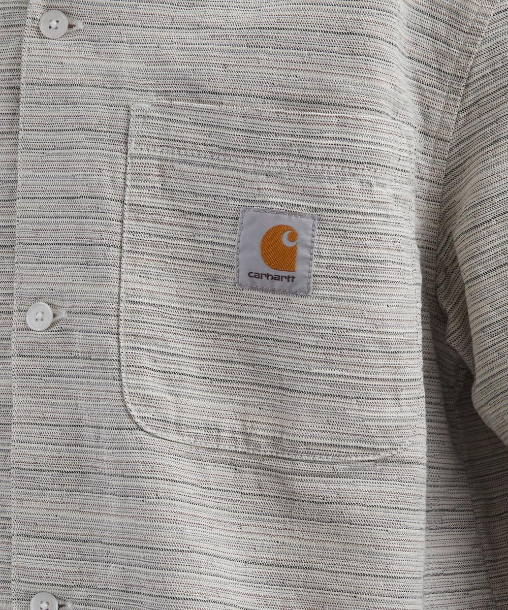 Liberty London Carhartt WIP Short-Sleeve Jacquard Stripe Gellar Shirt