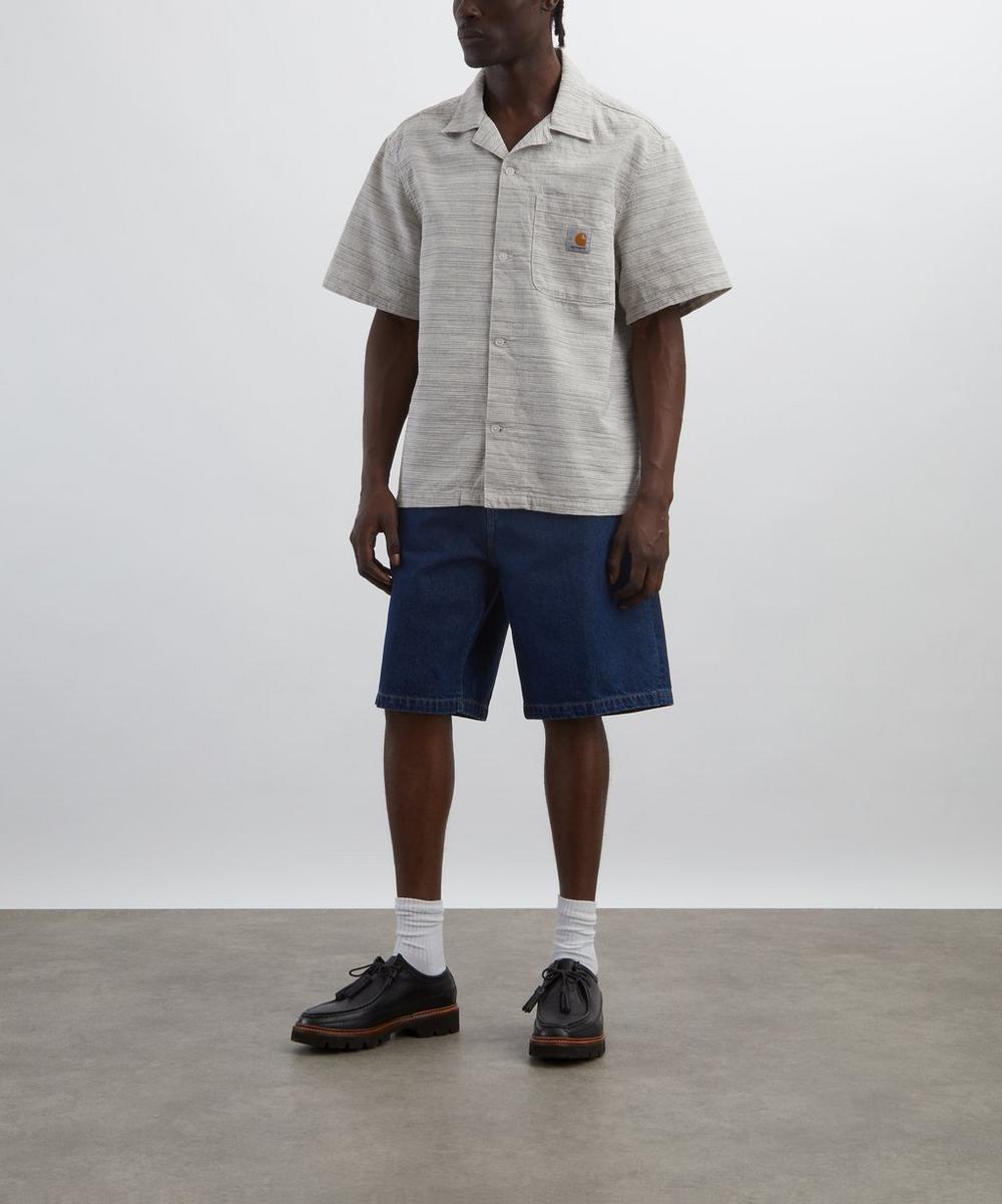 liberty london Carhartt WIP Short-Sleeve Jacquard Stripe Gellar Shirt