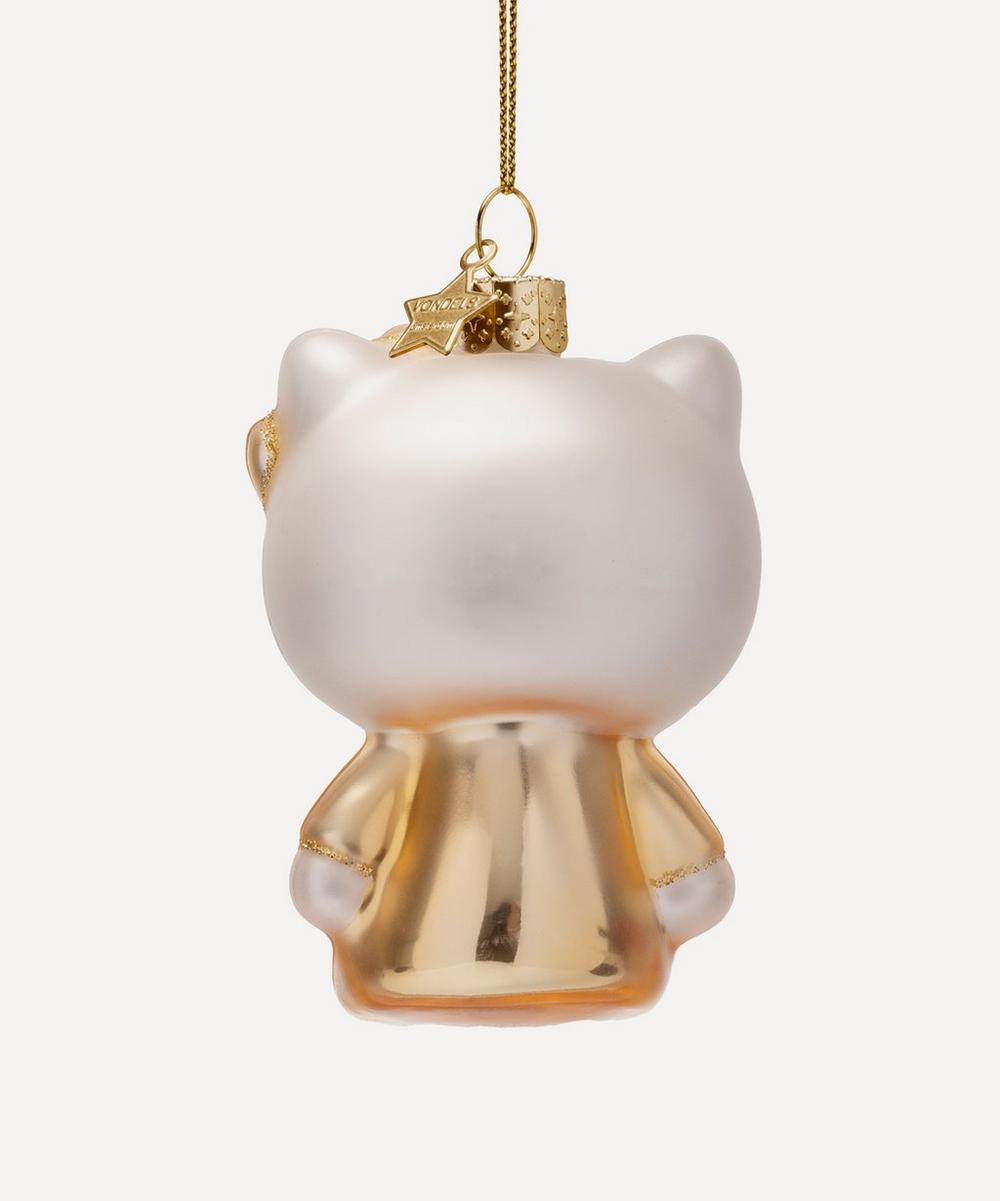 Liberty London Christmas Hello Kitty Baby Gold Glass Ornament