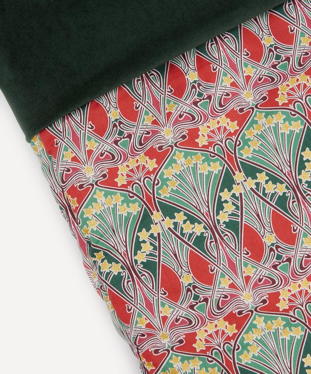 Liberty London Christmas Ianthe Sparkle Cotton Christmas Stocking