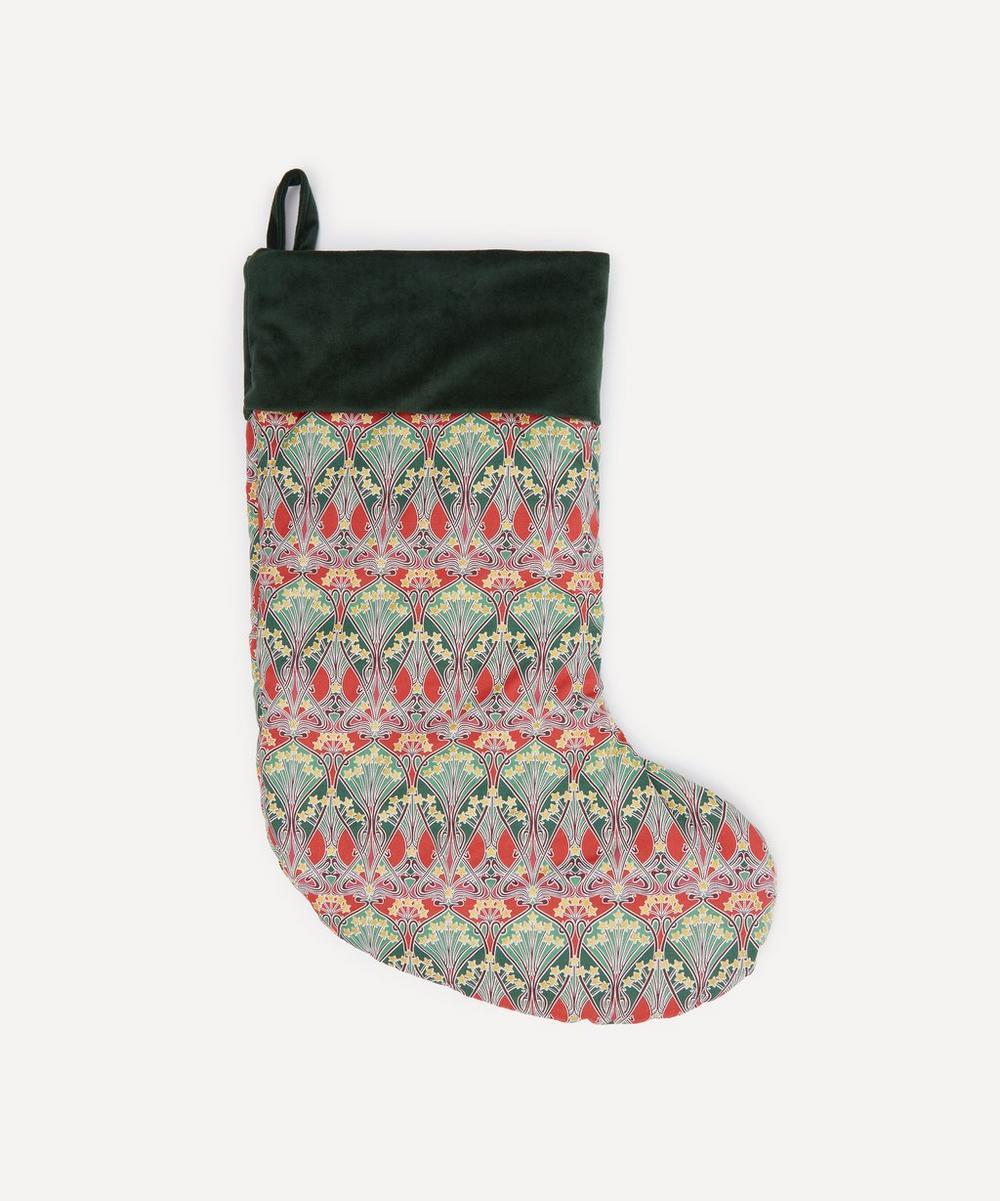 liberty london Christmas Ianthe Sparkle Cotton Christmas Stocking