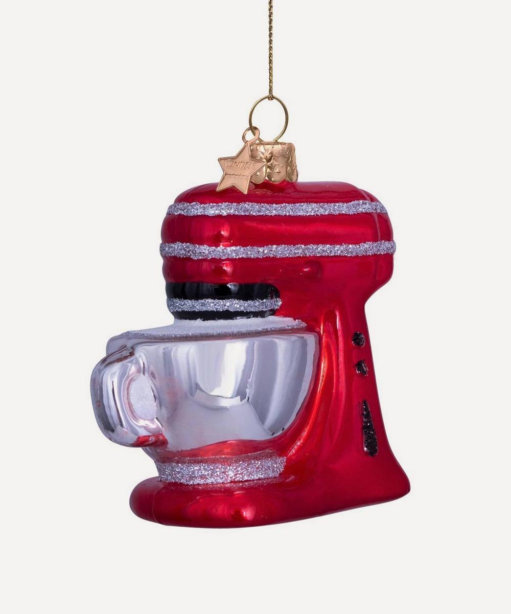 Liberty London Christmas Kitchen Machine Glass Ornament