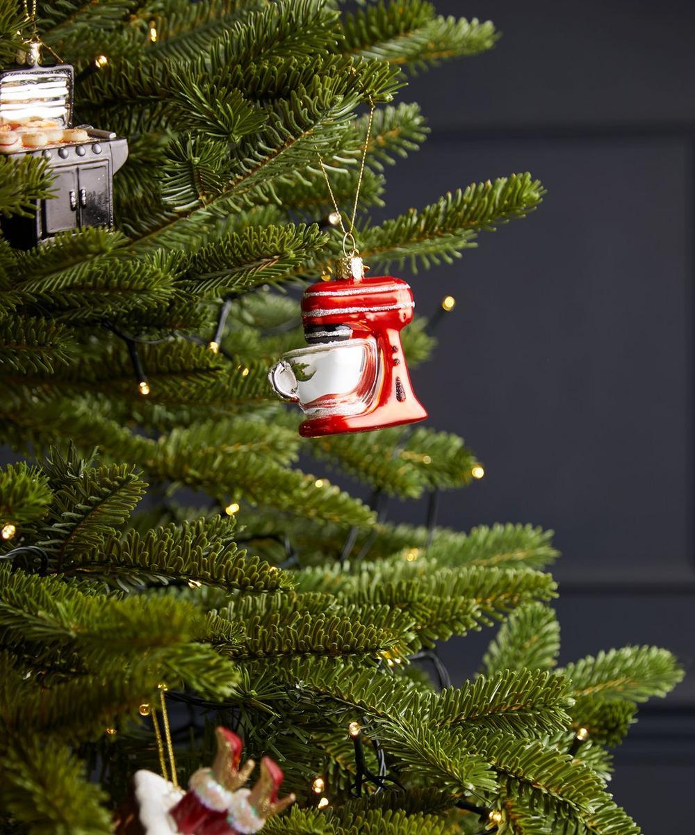 liberty london Christmas Kitchen Machine Glass Ornament